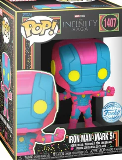 Standard Pop!>Marvel : The Infinity Saga - Iron Man (Mark 5) Blacklight Pop! Vinyl Figure
