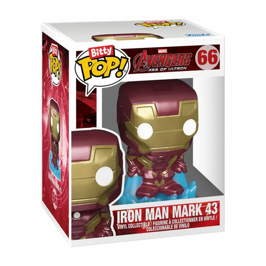Pop! Bundles>Marvel : The Infinity Saga - Hulkbuster with Iron Man Bitty Pop! Bot Vinyl Figure