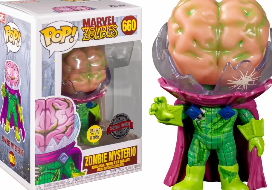 Standard Pop!>Marvel Zombies - Mysterio Zombie Glow in the Dark Pop! Vinyl Figure