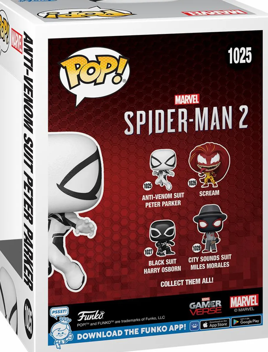 Standard Pop!>Spider-Man Marvel's 2 - Anti-Venom Suit Peter Parker Pop! Vinyl Figure