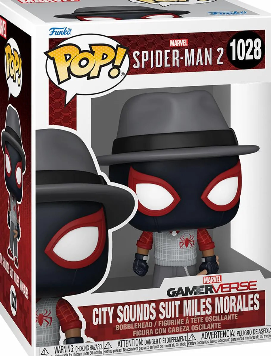 Standard Pop!>Spider-Man Marvel's 2 - City Sounds Suit Miles Morales Pop! Vinyl Figure