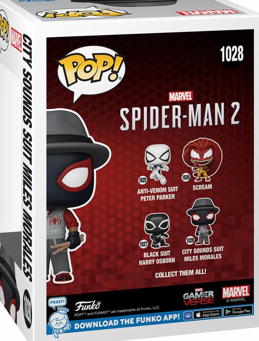 Standard Pop!>Spider-Man Marvel's 2 - City Sounds Suit Miles Morales Pop! Vinyl Figure