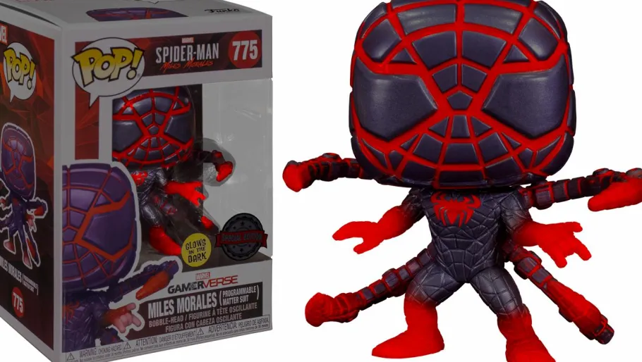 Standard Pop!>Spider-Man Marvel’s : Miles Morales - Miles Morales in Programmable Matter Suit Glow in the Dark Pop! Vinyl Figure