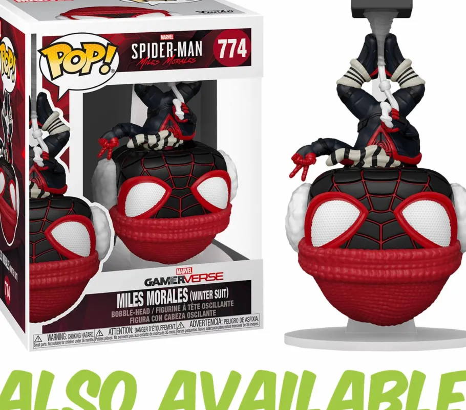 Standard Pop!>Spider-Man Marvel’s : Miles Morales - Miles Morales in Programmable Matter Suit Glow in the Dark Pop! Vinyl Figure