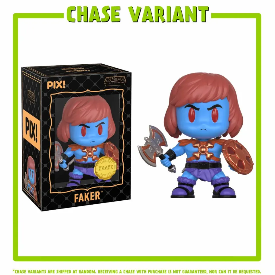 Designer Vinyl>Masters of the Universe - He-Man Pix! Vinyl Figure (with Faker CHASE & He-Man Slime Super CHASE)