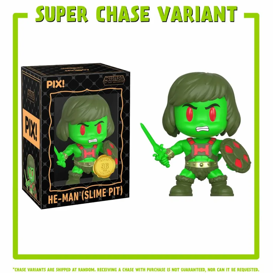 Designer Vinyl>Masters of the Universe - He-Man Pix! Vinyl Figure (with Faker CHASE & He-Man Slime Super CHASE)