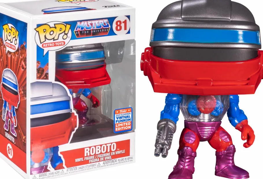 Funko Convention Exclusives>Masters of the Universe - Roboto Pop! Vinyl Figure (2021 Summer Convention Exclusive)