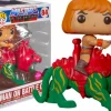Pop! Rides & Town>Masters of the Universe - He-Man with Battle Cat Flocked Pop! Rides Vinyl Figure