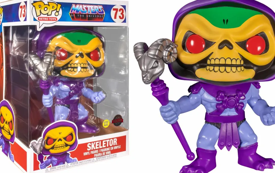 Super-Sized Pop!>Masters of the Universe - Skeletor Glow in the Dark 10” Pop! Vinyl Figure