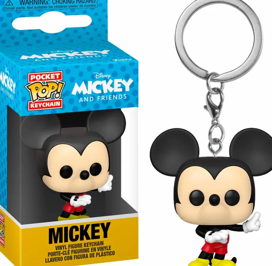 Pop! Keychains>Mickey Mouse Mickey and Friends - Pocket Pop! Vinyl Keychain
