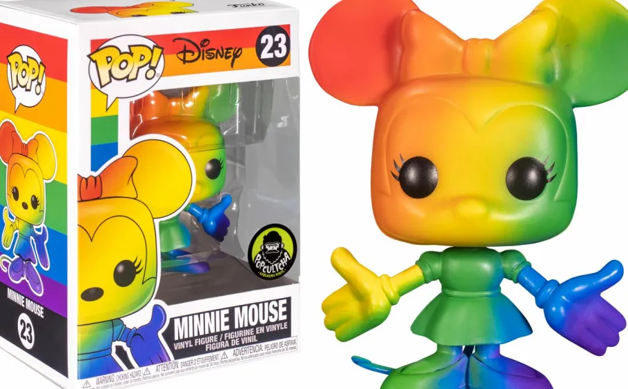 Standard Pop!>Mickey Mouse - Minnie Mouse Rainbow Pride Pop! Vinyl Figure (Popcultcha Exclusive)
