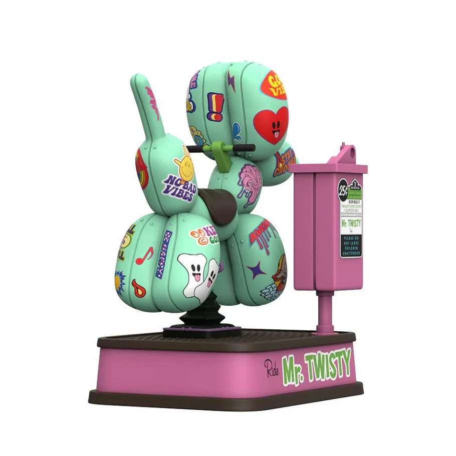 Designer Vinyl>Mighty Jaxx Originals Mighty Jaxx - Mr. Twisty (Vandalized Edition) 9" Vinyl Figure by Jason Freeny