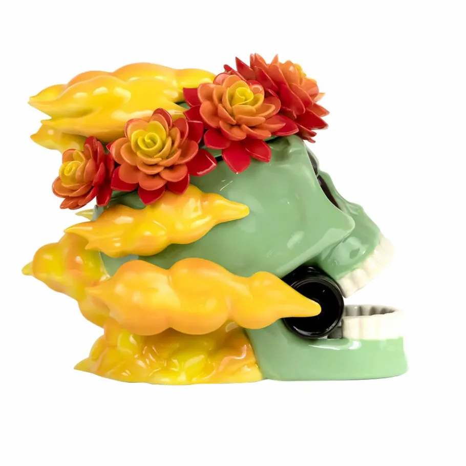 Designer Vinyl>Mighty Jaxx Originals Mighty Jaxx - The Smoke Calavera 7" Porcelain Incense Chamber by Butch Locsin