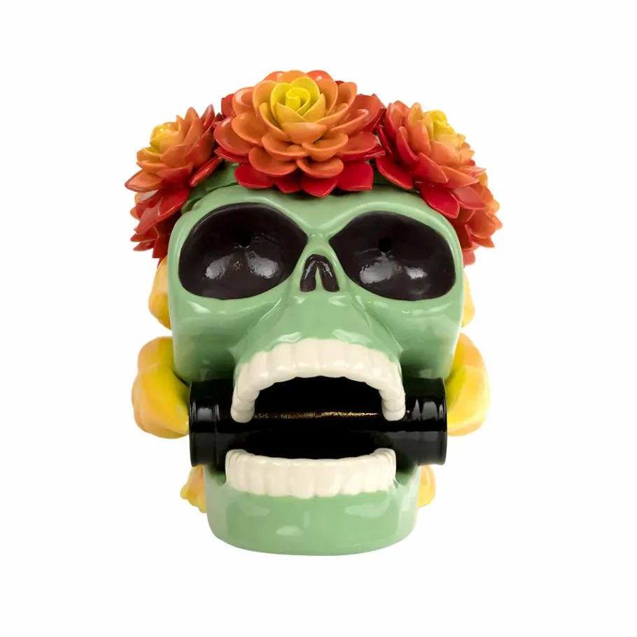 Designer Vinyl>Mighty Jaxx Originals Mighty Jaxx - The Smoke Calavera 7" Porcelain Incense Chamber by Butch Locsin