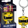 Pop! Keychains>Power Rangers Mighty Morphin - Yellow Ranger 30th Anniversary Pocket Pop! Vinyl Keychain