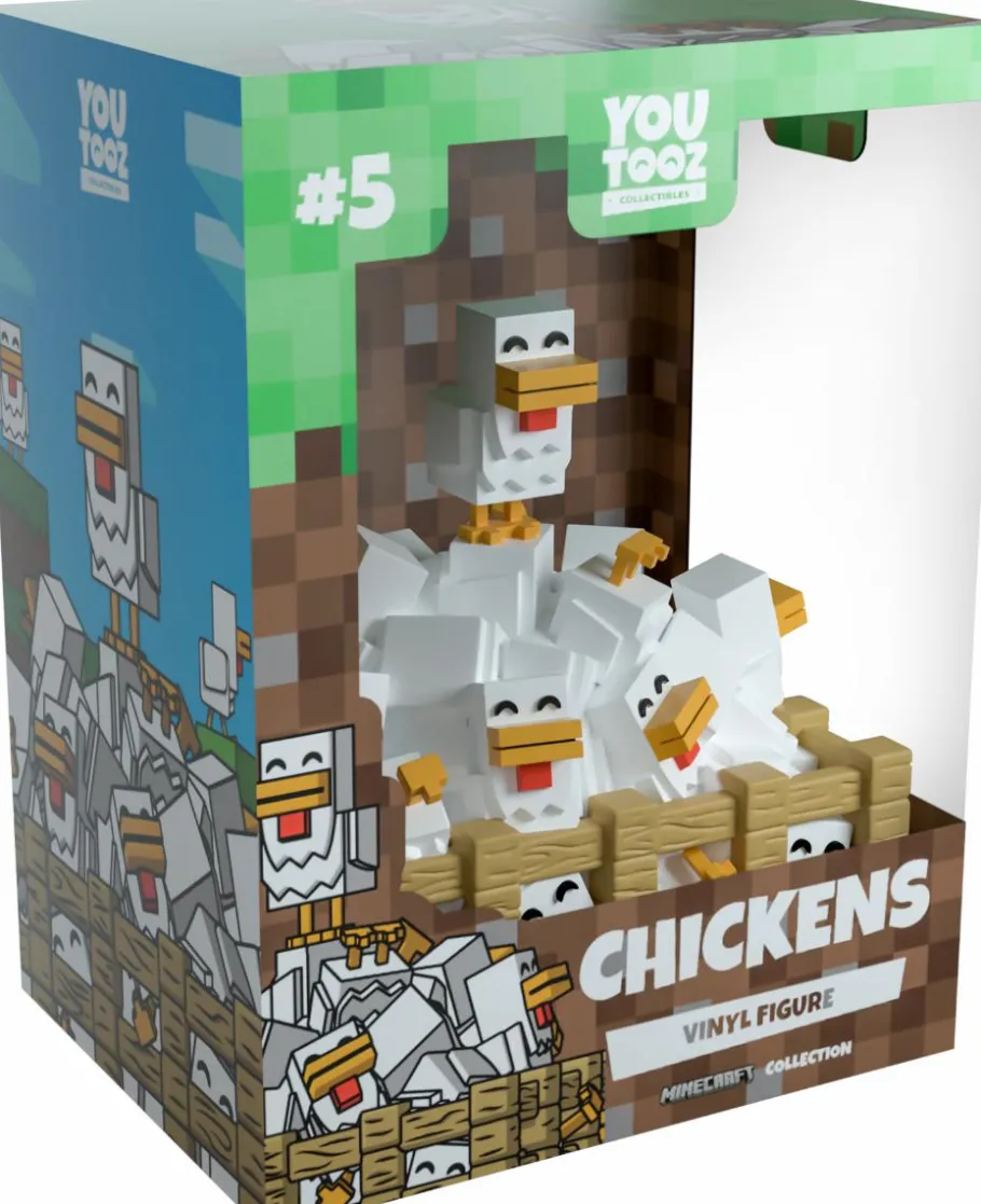 Designer Vinyl>Minecraft - Chickens 3.5" Vinyl Figure