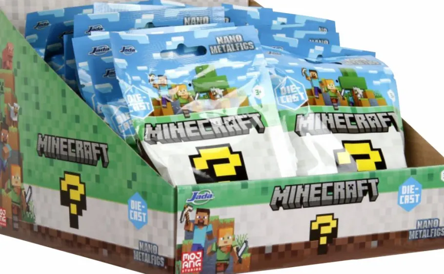 Die-Cast Figures>Minecraft - Nano Metalfigs Wave 05 Blind Bag Die-Cast Figure (Display of 24)