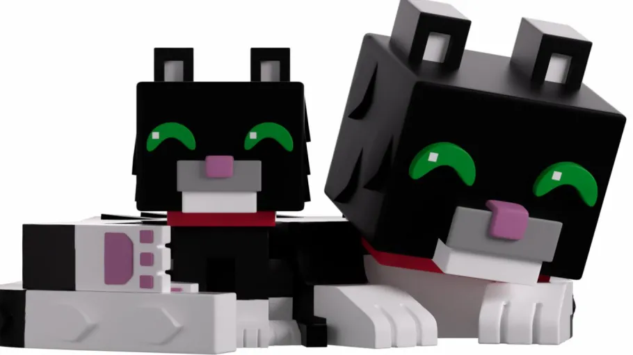 Designer Vinyl>Minecraft - Tuxedo Cat 2.5" Vinyl Figure