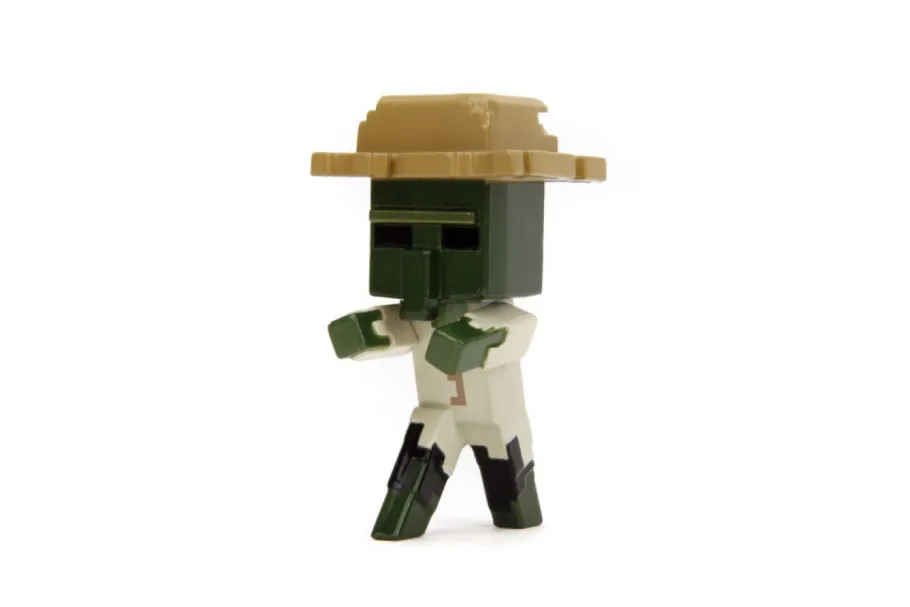 Die-Cast Figures>Minecraft Legends - Hero Ranger, Zombie, Piglin Blaze Runt & Piglin Mace Runt Metalfigs 2.5" Die-Cast Figure 4-Pack