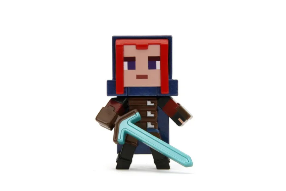 Die-Cast Figures>Minecraft Legends - Hero Ranger, Zombie, Piglin Blaze Runt & Piglin Mace Runt Metalfigs 2.5" Die-Cast Figure 4-Pack