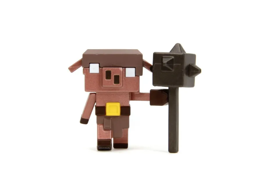Die-Cast Figures>Minecraft Legends - Hero Ranger, Zombie, Piglin Blaze Runt & Piglin Mace Runt Metalfigs 2.5" Die-Cast Figure 4-Pack