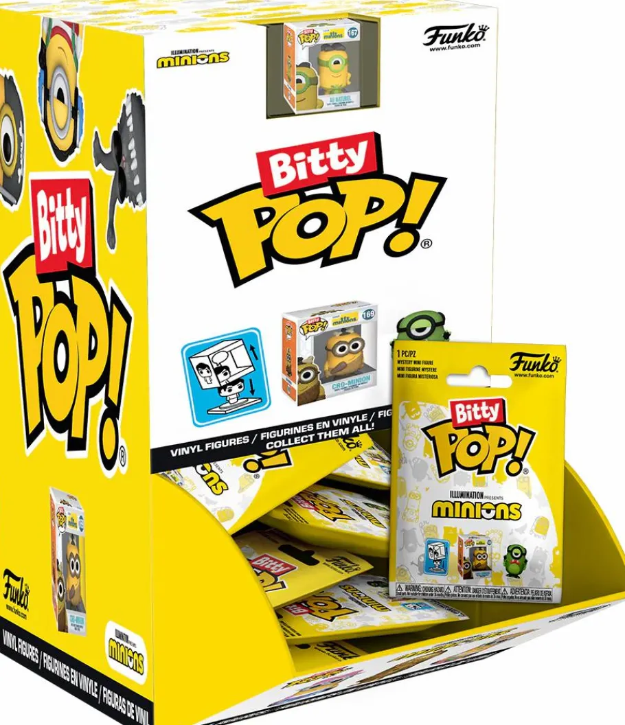 Blind Box>Minions - Bitty Pop! Blind Bag Vinyl Figure (Display of 32 Units)