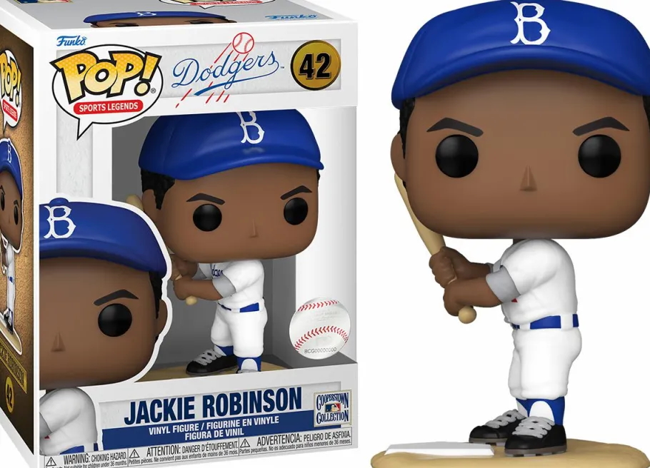 Standard Pop!>Funko Original MLB Baseball - Jackie Robinson Batting Pop! Vinyl Figure