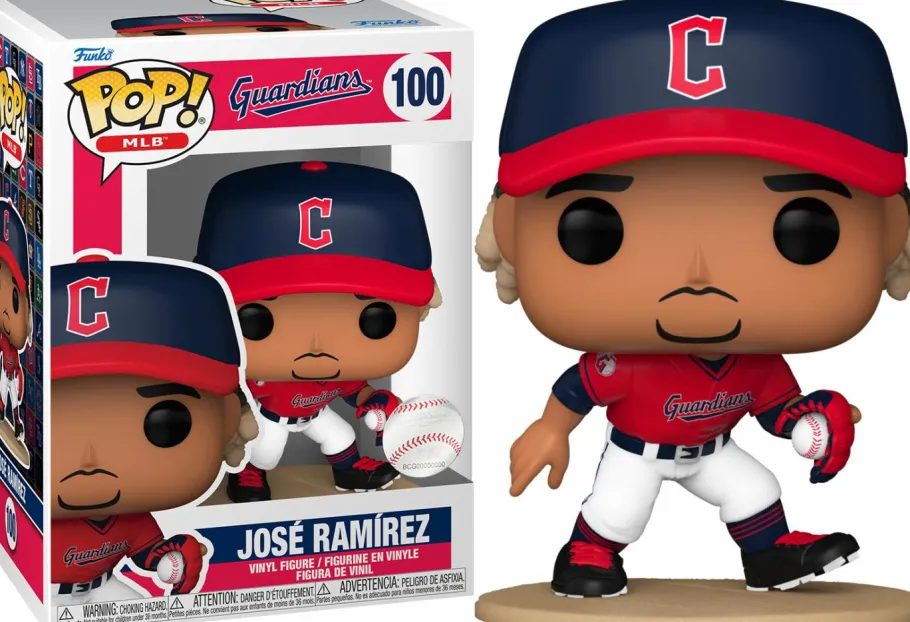 Standard Pop!>MLB Baseball - Jose Ramirez Cleveland Guardians Pop! Vinyl Figure