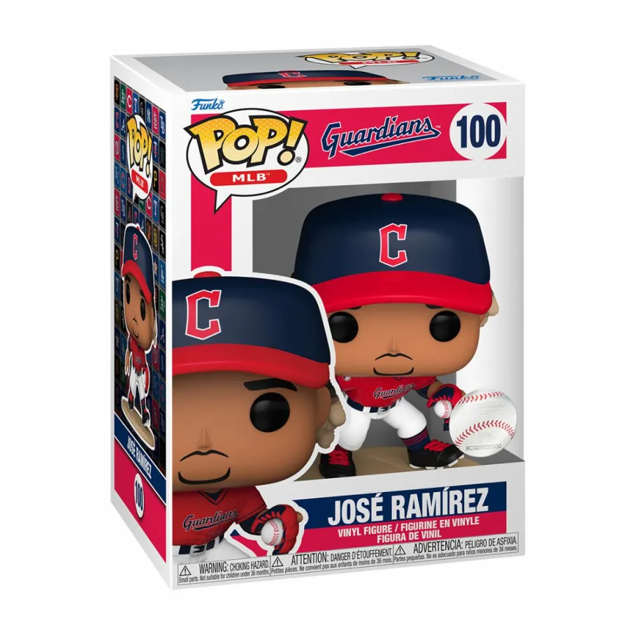 Standard Pop!>MLB Baseball - Jose Ramirez Cleveland Guardians Pop! Vinyl Figure