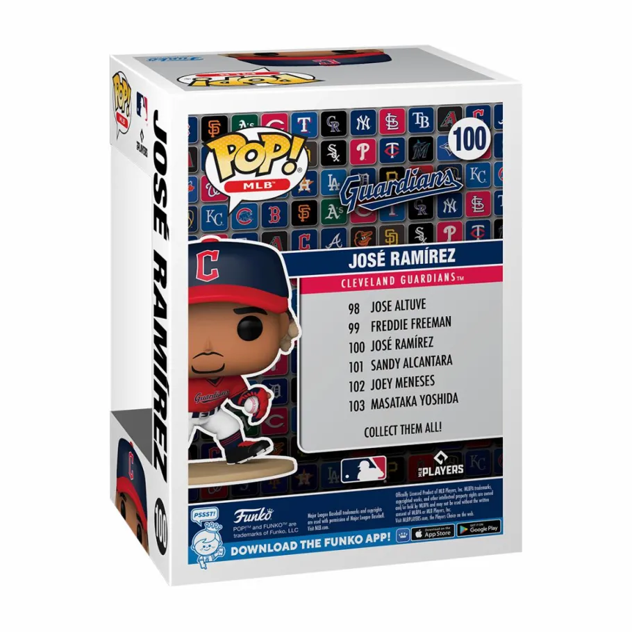 Standard Pop!>MLB Baseball - Jose Ramirez Cleveland Guardians Pop! Vinyl Figure