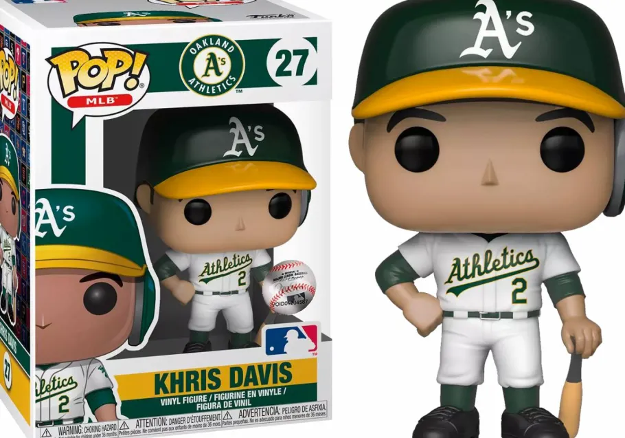Standard Pop!>MLB Baseball - Khris Davis Oakland Athletics Pop! Vinyl Figure