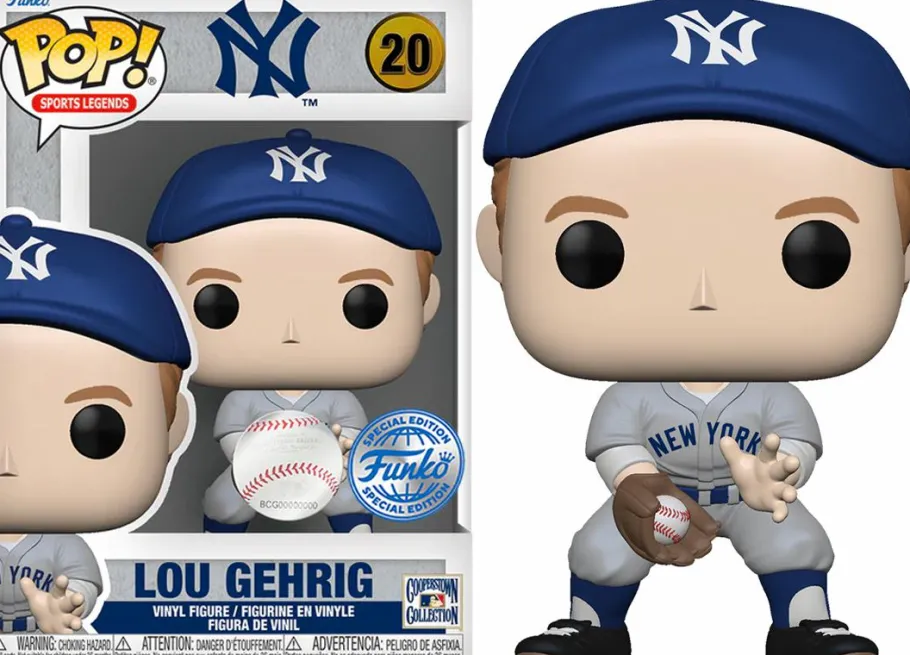 Standard Pop!>MLB Baseball - Lou Gehrig in Alternate Uniform Pop! Vinyl Figure (Popcultcha Exclusive)