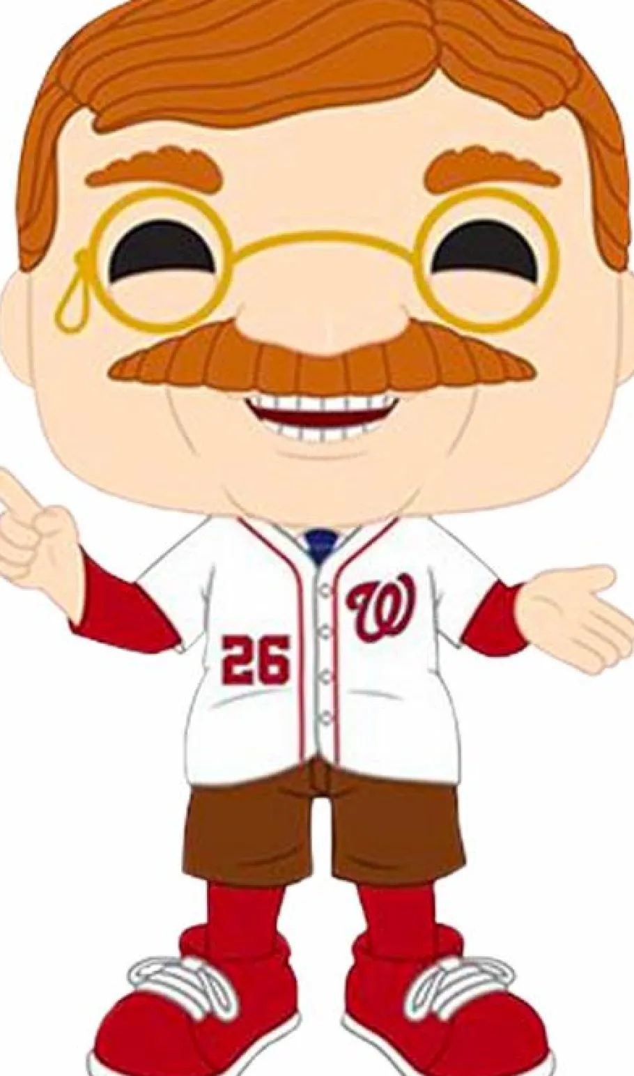 Standard Pop!>MLB Baseball - Theodore Roosevelt Washington Nationals Mascot Pop! Vinyl Figure