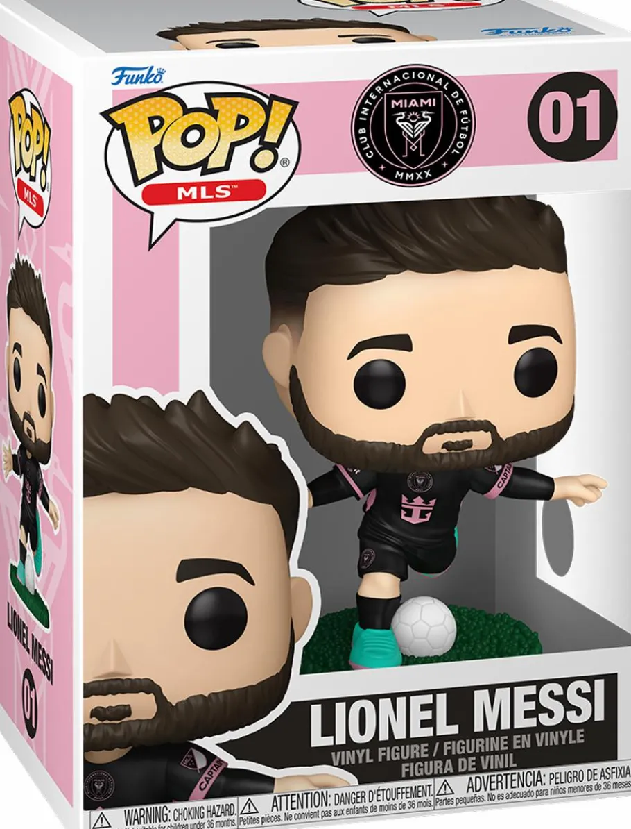 Standard Pop!>Soccer MLS: Inter Miami - Lionel Messi (Away) Pop! Vinyl Figure
