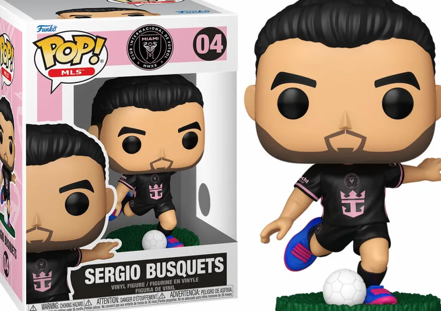 Standard Pop!>Soccer MLS: Inter Miami - Sergio Busquets (Away) Pop! Vinyl Figure