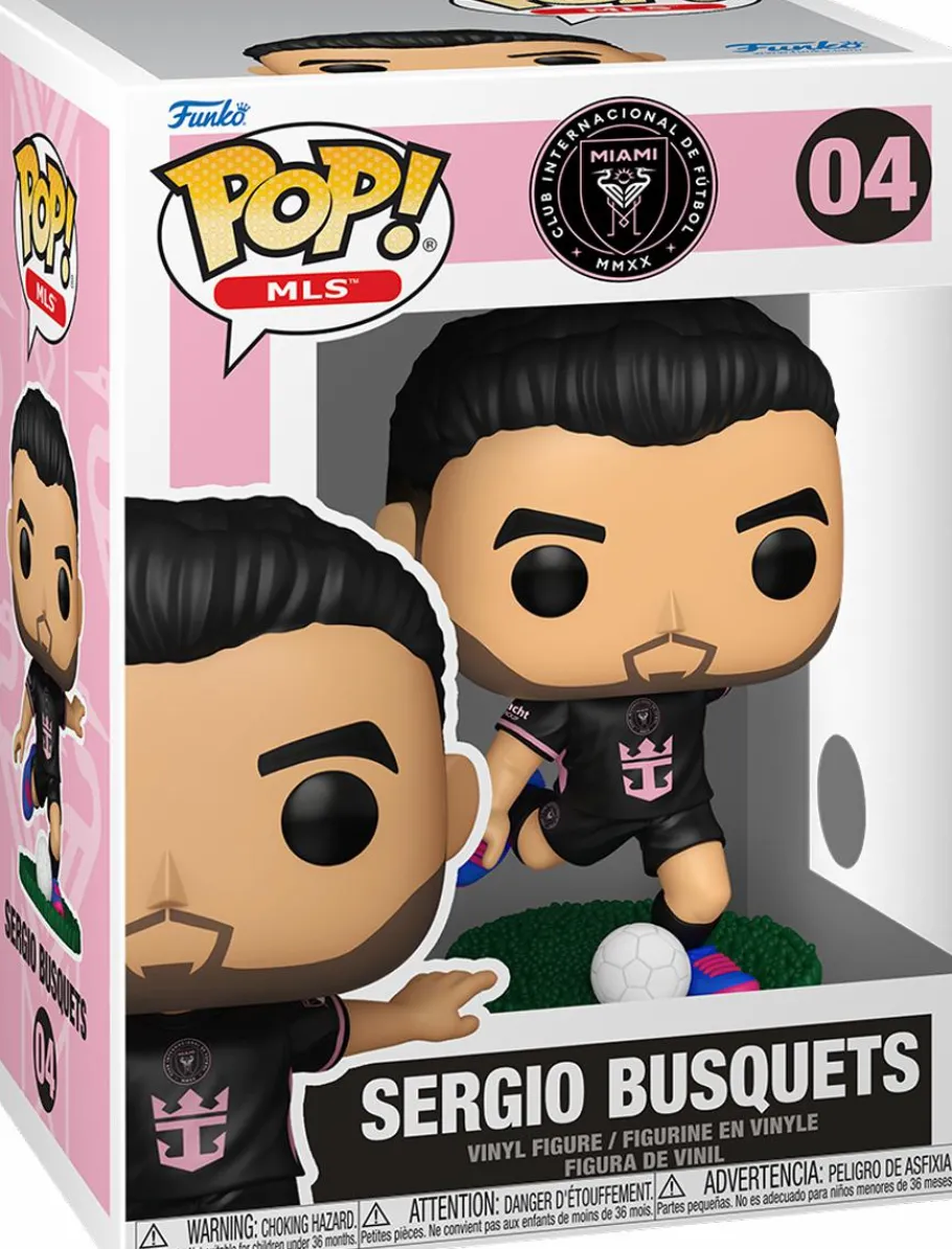 Standard Pop!>Soccer MLS: Inter Miami - Sergio Busquets (Away) Pop! Vinyl Figure