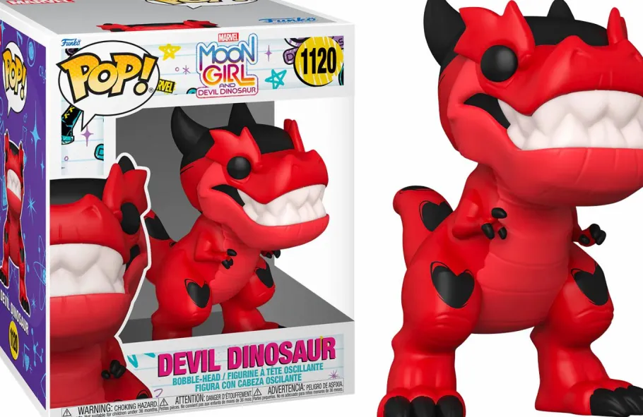 Super-Sized Pop!>Moon Girl and Devil Dinosaur (2023) - Devil Dinosaur 6” Super Sized Pop! Vinyl Figure