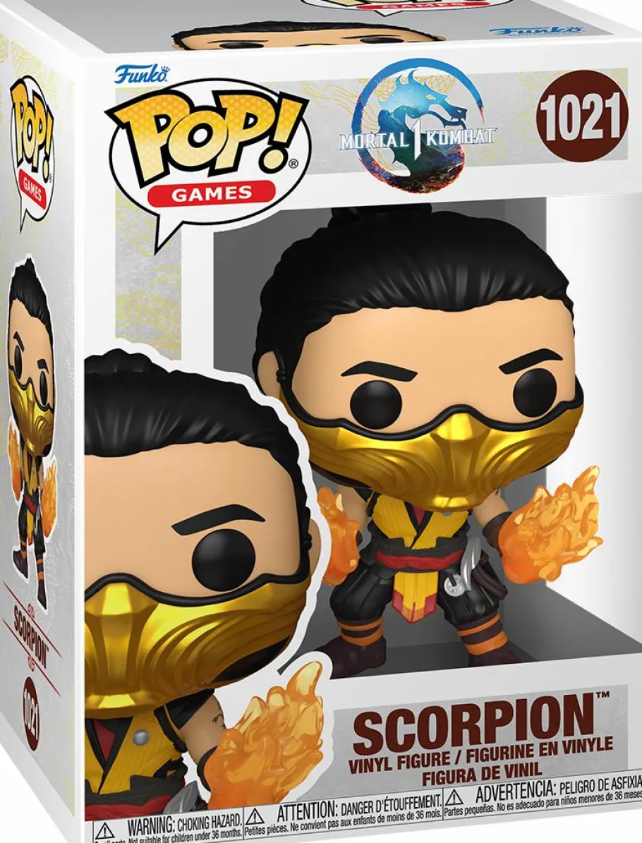 Standard Pop!>Mortal Kombat 1 - Scorpion (Fire Hands) Pop! Vinyl Figure