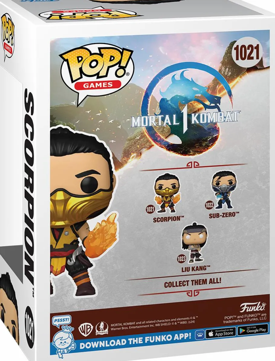 Standard Pop!>Mortal Kombat 1 - Scorpion (Fire Hands) Pop! Vinyl Figure