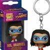 Pop! Keychains>Popcultcha Ms. Marvel (2022) - Ms. Marvel Pocket Pop! Vinyl Keychain