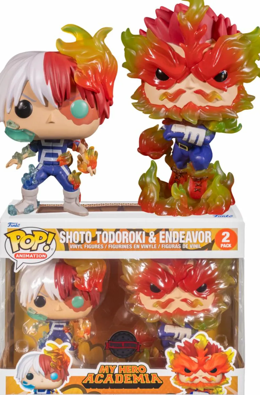 Standard Pop!>My Hero Academia - Endeavour & Todoroki Pop! Vinyl Figure 2-Pack