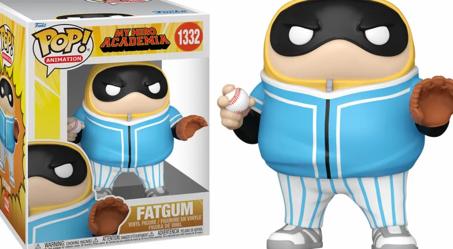Super-Sized Pop!>My Hero Academia - Fatgum Hero League Baseball 6" Super Size Pop! Vinyl Figure