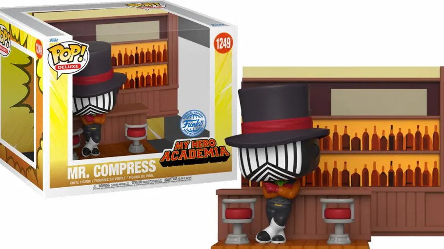 Pop! Deluxe>My Hero Academia - Mr. Compress in Hideout Deluxe Pop! Vinyl Figure