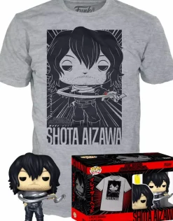 Pop! & Tee Sets>Popcultcha My Hero Academia - Shota Aizawa Pop! Vinyl Figure & T-Shirt Box Set