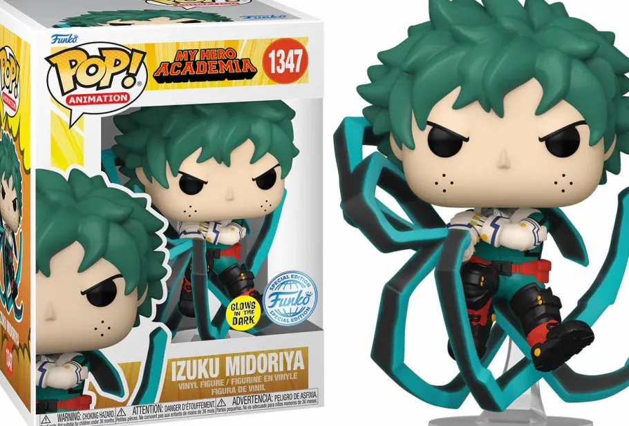 Standard Pop!>My Hero Academia : Season 5 - Izuku Midoriya with Blackwhip Glow-in-the-Dark Pop! Vinyl Figure