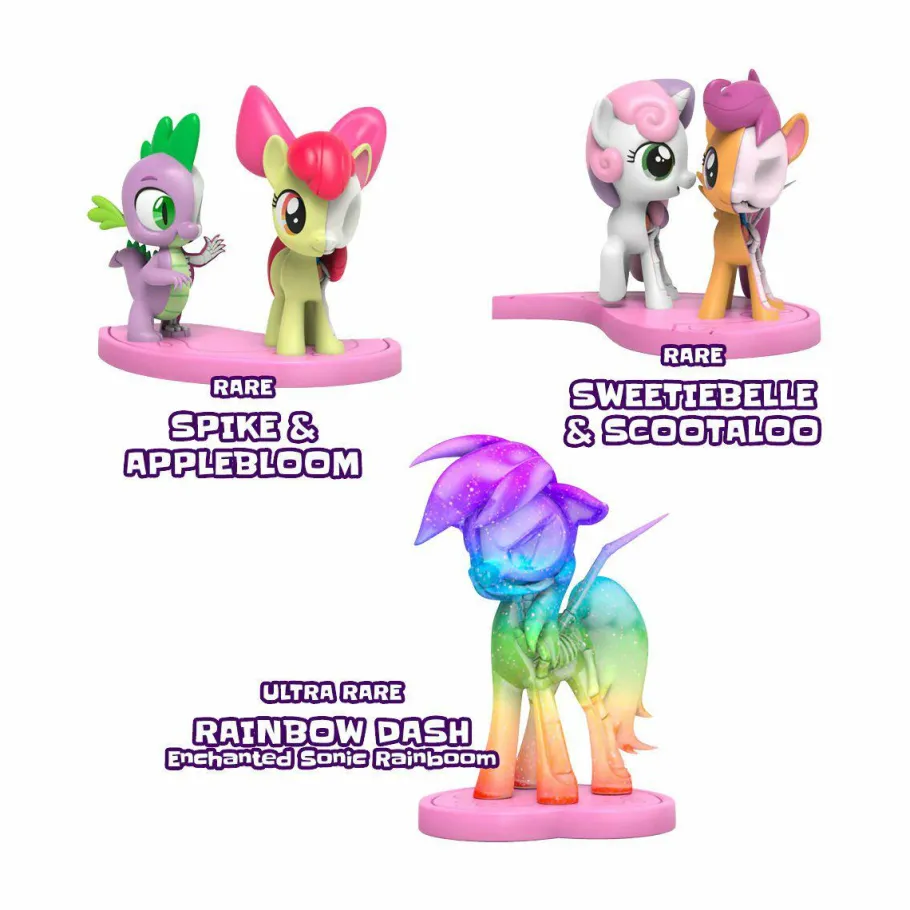 Blind Box>My Little Pony - Freeny’s Hidden Dissectibles Series Two Blind Box Vinyl Figure (Display of 12)