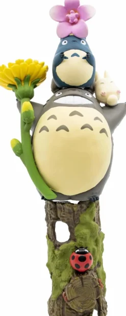 Designer Vinyl>Studio Ghibli My Neighbor Totoro - Totoro with Flowers Nosechara PVC Stacking Figure