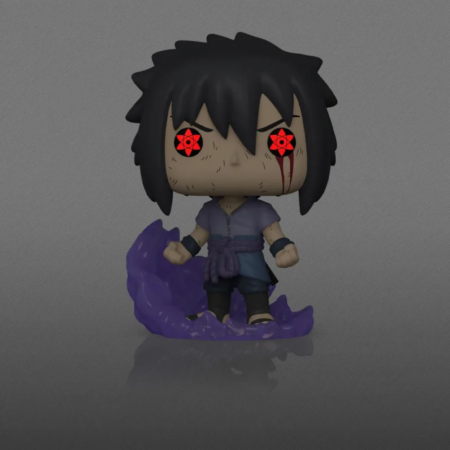 Standard Pop!>Naruto - Sasuke Uchiha Glow-in-the-Dark Mystery Box (Includes Sasuke & 5 Mystery Pop! Vinyl Figures)