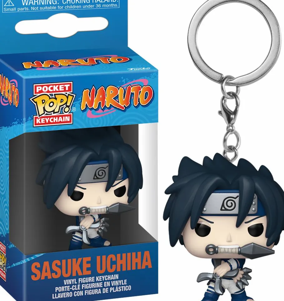 Pop! Keychains>Naruto - Sasuke Uchiha Pocket Pop! Keychain