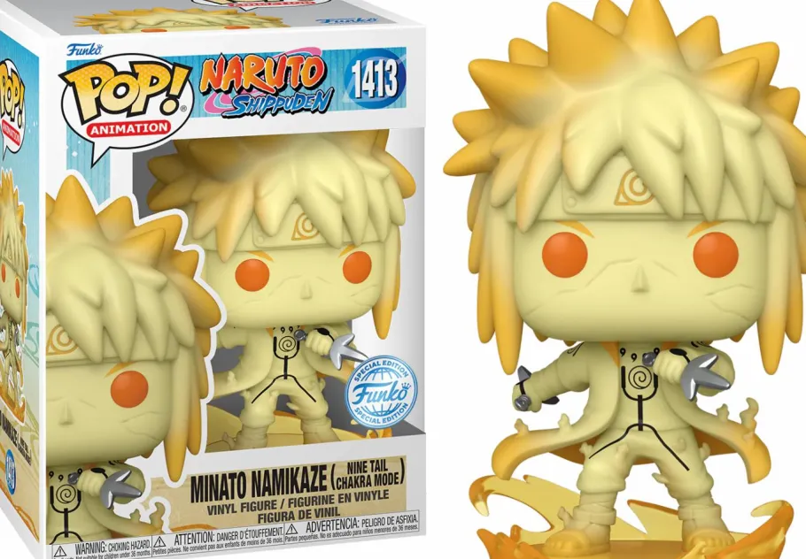 Collector & Mystery Boxes>Naruto : Shippuden - Minato Namikaze (Nine Tail Chakra Mode) Mystery Box (Includes Minato & 5 Mystery Pop! Vinyl Figures)